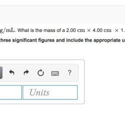 Iron density volume has solved cm would transcribed problem text been show