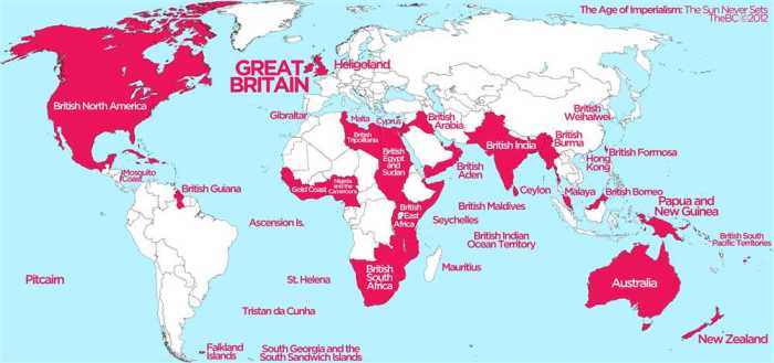 Annotated imperialism map project subject