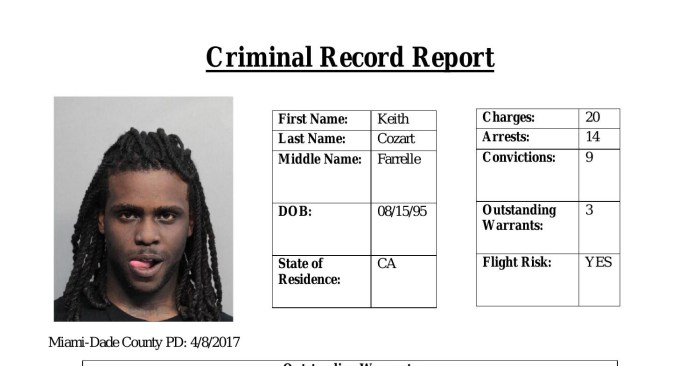 The mark of a criminal record summary