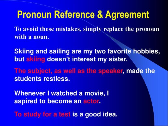 Quiz 3 clauses and pronoun reference